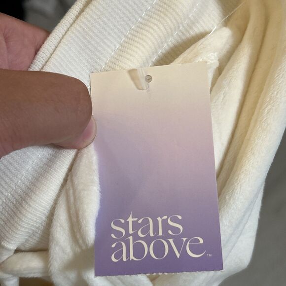 NWT Star Above Women's Lounge Sleep Jogger Pants Off White SIZE Medium - Picture 12 of 16